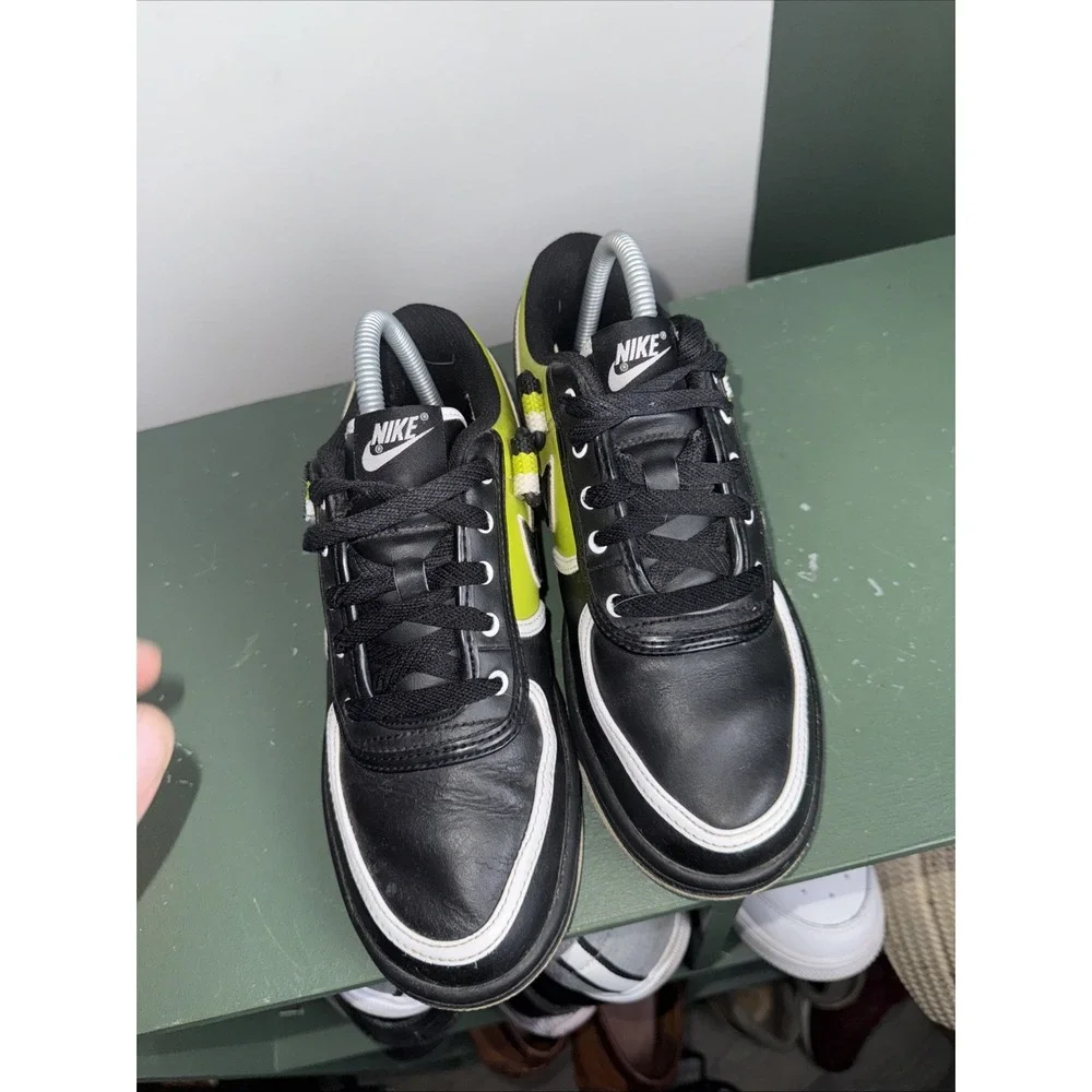 EUC Nike Vandal Low GS 'Glow‎ In Dark Spider Web' Sz 5Y
